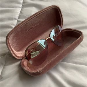MIU MIU Reflective Sunglasses
